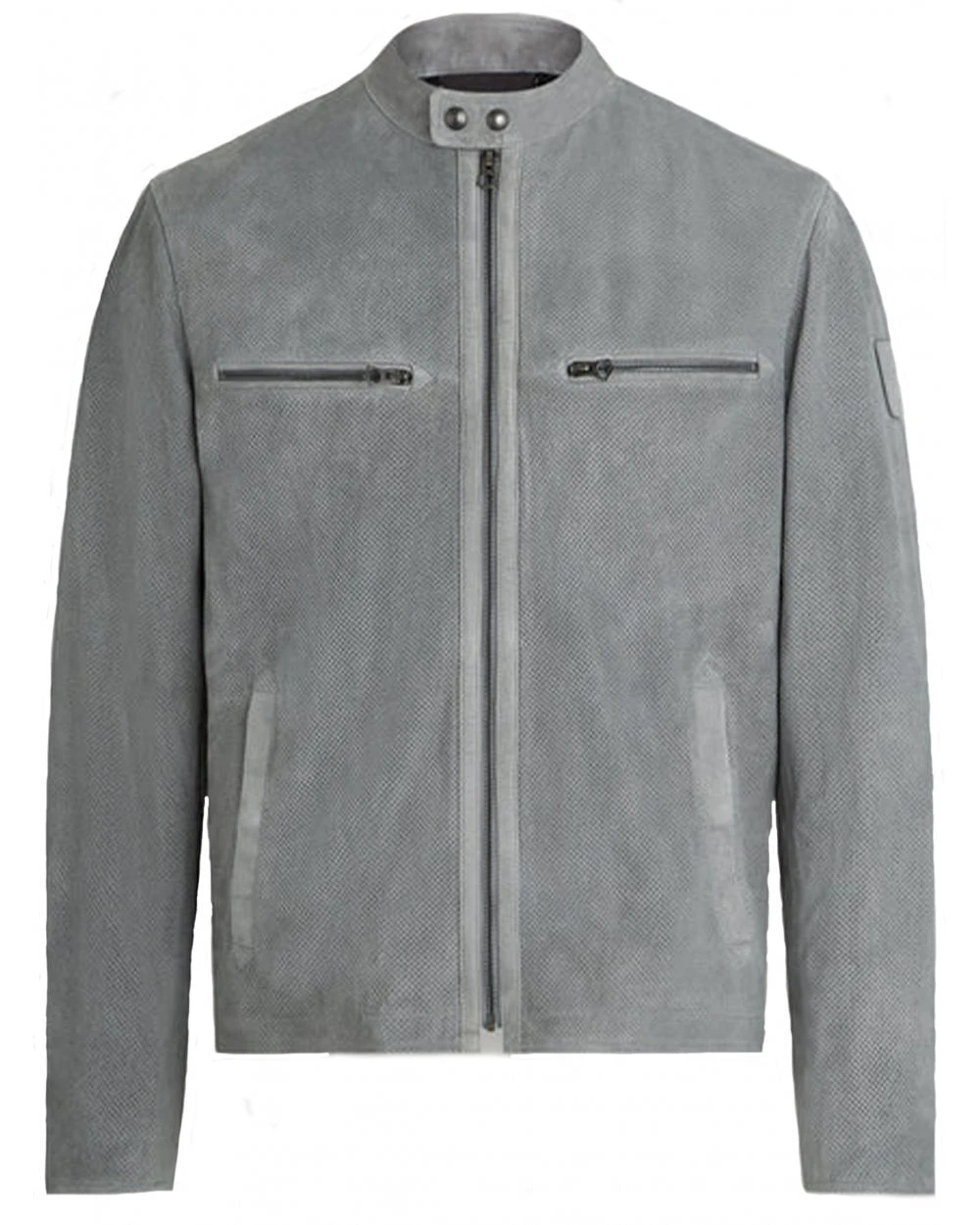 Belstaff Mens Raceway Air Suede Biker Jacket Charcoal Grey 1 Belstaff Mens Raceway Air Suede Biker Jacket Charcoal Grey