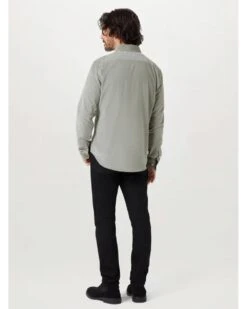 Belstaff Mens Street Cord Shirt Dark Sage Green -Repertoire Fashion Store belstaff mens street cord shirt dark sage green p46828 318409 image