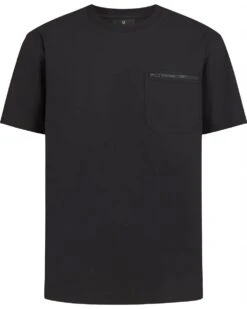Belstaff Mens Transit Zip Pocket T-Shirt Black