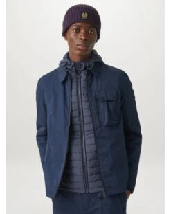 Belstaff Mens Vert Full Zip Cardigan Dark Ink Navy -Repertoire Fashion Store belstaff mens vert full zip cardigan dark ink navy p45293 296601 image