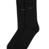 BOSS Mens 2 Pack RS Bamboo Socks Black