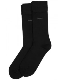 BOSS Mens 2 Pack RS Bamboo Socks Black
