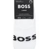 BOSS Mens 2 Pack SL Uni Logo Invisible Socks White 7 BOSS Mens 2 Pack SL Uni Logo Invisible Socks White -Repertoire Fashion Store boss mens 2 pack sl uni logo invisible socks white p46377 308029 image