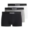 BOSS Mens 3 Pack Logo Waistband Boxers Black/Grey/White 9 BOSS Mens 3 Pack Logo Waistband Boxers Black/Grey/White -Repertoire Fashion Store boss mens 3 pack logo waistband boxers black grey white p46371 307978 image