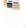 BOSS Mens 3 Pack Ribbed Stripe Socks White 7 BOSS Mens 3 Pack Ribbed Stripe Socks White -Repertoire Fashion Store boss mens 3 pack ribbed stripe socks white p44925 287351 image