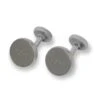 BOSS Mens Andre Silver Logo Cufflinks -Repertoire Fashion Store boss mens andre silver logo cufflinks p41461 253946 image