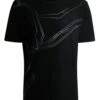 BOSS Mens Beetle Degradé Print T-Shirt Black