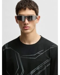 BOSS Mens Beetle Degradé Print T-Shirt Black -Repertoire Fashion Store boss mens beetle degrade print t shirt black p46493 312000 image