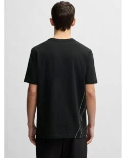 BOSS Mens Beetle Degradé Print T-Shirt Black -Repertoire Fashion Store boss mens beetle degrade print t shirt black p46493 312004 image