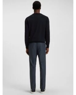 BOSS Mens Botto-L Knit Crew Neck Jumper Dark Blue -Repertoire Fashion Store boss mens botto l knit crew neck jumper dark blue p47152 321126 image