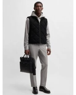 BOSS Mens C-Contino Quilted Gilet Black -Repertoire Fashion Store boss mens c contino quilted gilet black p45937 311956 image
