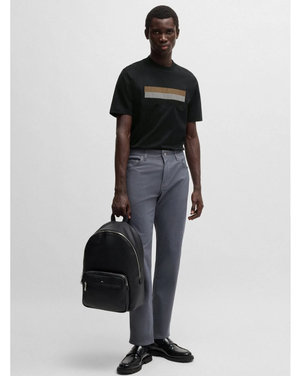 BOSS Mens C-Thompson Bar T-Shirt Black 3 BOSS Mens C-Thompson Bar T-Shirt Black - Image 3