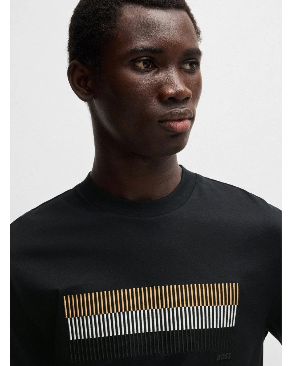 BOSS Mens C-Thompson Bar T-Shirt Black 4 BOSS Mens C-Thompson Bar T-Shirt Black - Image 4