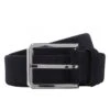 BOSS Mens Caleb Suede Belt Dark Blue