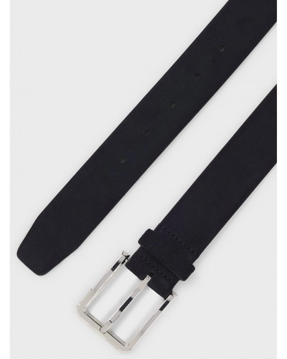 BOSS Mens Caleb Suede Belt Dark Blue 2 BOSS Mens Caleb Suede Belt Dark Blue - Image 2