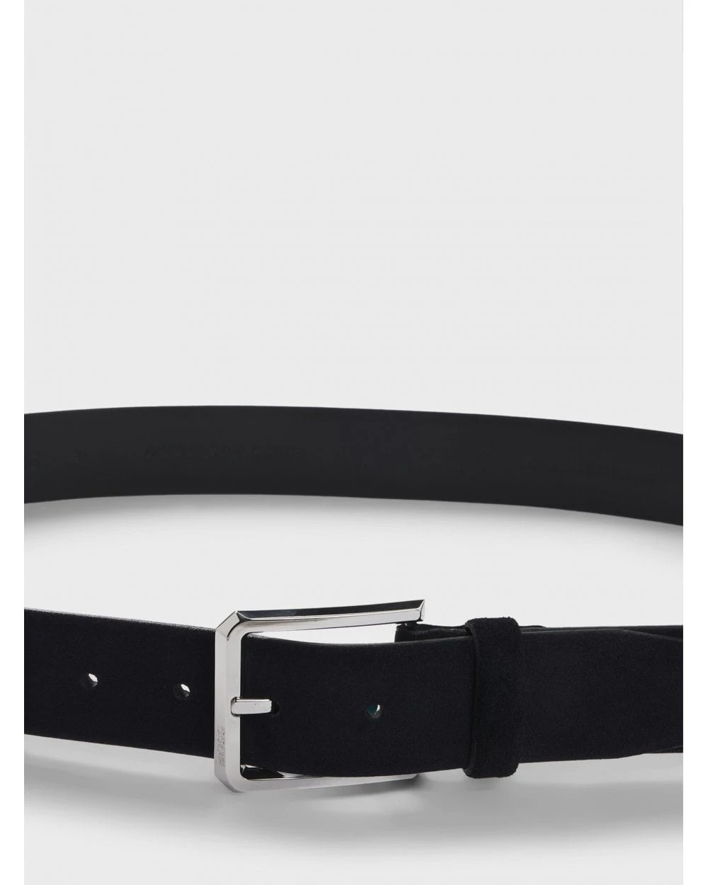 BOSS Mens Caleb Suede Belt Dark Blue 3 BOSS Mens Caleb Suede Belt Dark Blue - Image 3