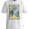 BOSS Mens Cassette SeaHorse Graphic T-Shirt White -Repertoire Fashion Store boss mens cassette seahorse graphic t shirt white p44953 286500 image