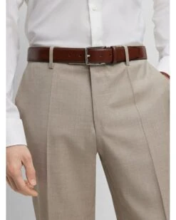 BOSS Mens Celie Belt Medium Brown -Repertoire Fashion Store boss mens celie belt medium brown p44447 279659 image