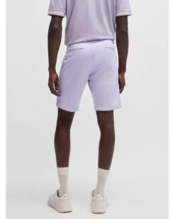 BOSS Mens Chino Slim Shorts Lilac Purple -Repertoire Fashion Store boss mens chino slim shorts lilac purple p46469 314330 image