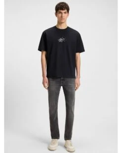 BOSS Mens Delaware BO Slim Fit Stretch Jeans Dark Grey -Repertoire Fashion Store boss mens delaware bo slim fit stretch jeans dark grey p46673 315845 image