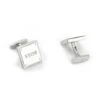 BOSS Mens Diamond Plaque Cufflinks Silver -Repertoire Fashion Store boss mens diamond plaque cufflinks silver p43674 277867 image