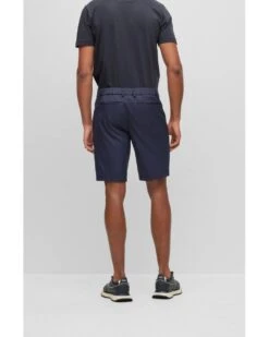 BOSS Mens Drax Slim Fit Shorts Dark Blue -Repertoire Fashion Store boss mens drax slim fit shorts dark blue p42911 267791 image