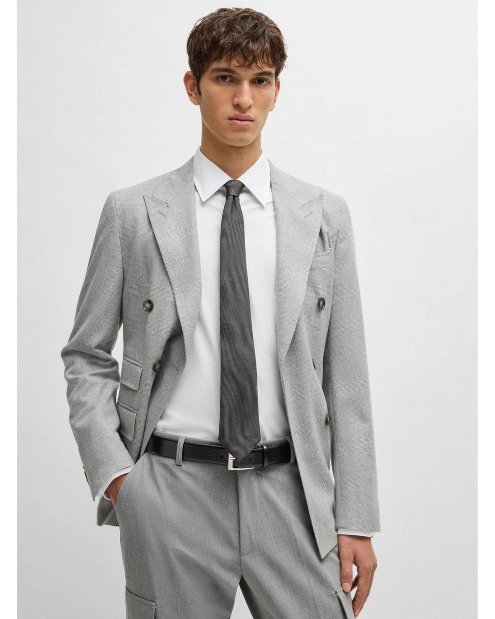 BOSS Mens Elloy-PC Belt Black 2 BOSS Mens Elloy-PC Belt Black - Image 2