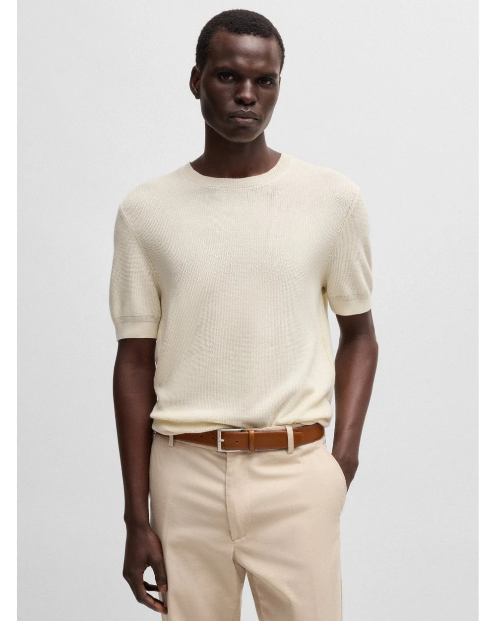 BOSS Mens Elloy-PC Belt Brown 2 BOSS Mens Elloy-PC Belt Brown - Image 2