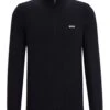 BOSS Mens Ever-X Quarter Zip Sweater Dark Blue 12 BOSS Mens Ever-X Quarter Zip Sweater Dark Blue -Repertoire Fashion Store boss mens ever x quarter zip sweater dark blue p45949 303039 image