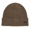 BOSS Mens Fati Ribbed Beanie Hat Khaki Green -Repertoire Fashion Store boss mens fati ribbed beanie hat khaki green p45609 300028 image