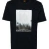 BOSS Mens Forest Print T-Shirt Dark Blue 7 BOSS Mens Forest Print T-Shirt Dark Blue -Repertoire Fashion Store boss mens forest print t shirt dark blue p45183 292834 image