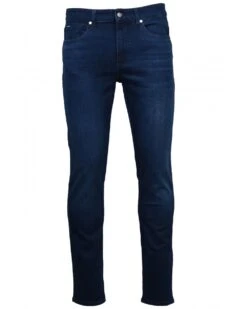 BOSS Mens H-Delaware Cashmere Touch Jeans Navy