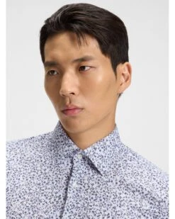 BOSS Mens H-Hank C3-214 Kent Floral Shirt Patterned Blue 8 BOSS Mens H-Hank C3-214 Kent Floral Shirt Patterned Blue -Repertoire Fashion Store boss mens h hank c3 214 kent floral shirt patterned blue p46601 315497 image