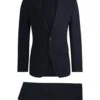 BOSS Mens H-Huge 2 Piece Slim Wool Suit Dark Blue -Repertoire Fashion Store boss mens h huge 2 piece slim wool suit dark blue p45825 300120 image