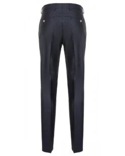 BOSS Mens H-Huge Dark Blue Three-Piece Peak Lapel Suit -Repertoire Fashion Store boss mens h huge dark blue three piece peak lapel suit p42501 257667 image