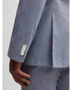 BOSS Mens H-Hutson 233 Blazer Jacket Light Blue -Repertoire Fashion Store boss mens h hutson 233 blazer jacket light blue p46549 307062 image