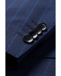 BOSS Mens H Jeckson Pinstripe Suit Dark Blue -Repertoire Fashion Store boss mens h jeckson pinstripe suit dark blue p43535 271547 image