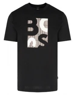 BOSS Mens H-Thompson 65 Box T-Shirt Black