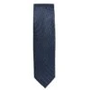 BOSS Mens H-Tie Dark Blue Micro Structure Tie