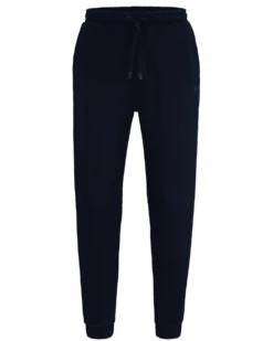 BOSS Mens Hadiko Mirror Tracksuit Bottoms Navy