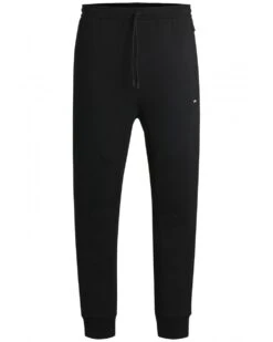 BOSS Mens Hadiko Rib Tracksuit Bottoms Black