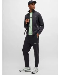 BOSS Mens Haiko 1 Tracksuit Bottoms Charcoal Grey -Repertoire Fashion Store boss mens haiko 1 tracksuit bottoms charcoal grey p44947 287061 image