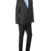 BOSS Mens Hayes/Gibson Grey Slim Fit Virgin Wool Suit