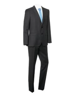 BOSS Mens Hayes/Gibson Grey Slim Fit Virgin Wool Suit