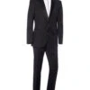 BOSS Mens Hence Cyl / Gylan Cyl Black Virgin Wool Slim Fit Suit -Repertoire Fashion Store boss mens hence cyl gylan cyl black virgin wool slim fit suit p40254 223156 image