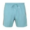 BOSS Mens Iconic Signature Swimshorts Light Pastel Blue -Repertoire Fashion Store boss mens iconic signature swimshorts light pastel blue p46375 313411 image