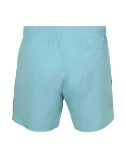BOSS Mens Iconic Signature Swimshorts Light Pastel Blue -Repertoire Fashion Store boss mens iconic signature swimshorts light pastel blue p46375 313420 image