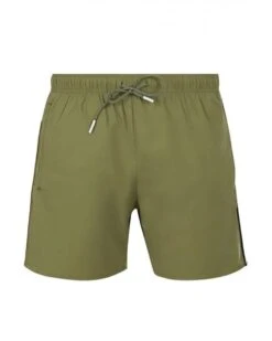 BOSS Mens Iconic Signature Swimshorts Medium Green