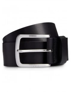 BOSS Mens Jor_V Leather Belt Black