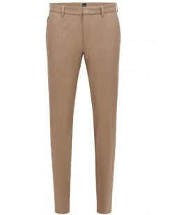 BOSS Mens Kaito1 Chino Trousers Taupe Brown
